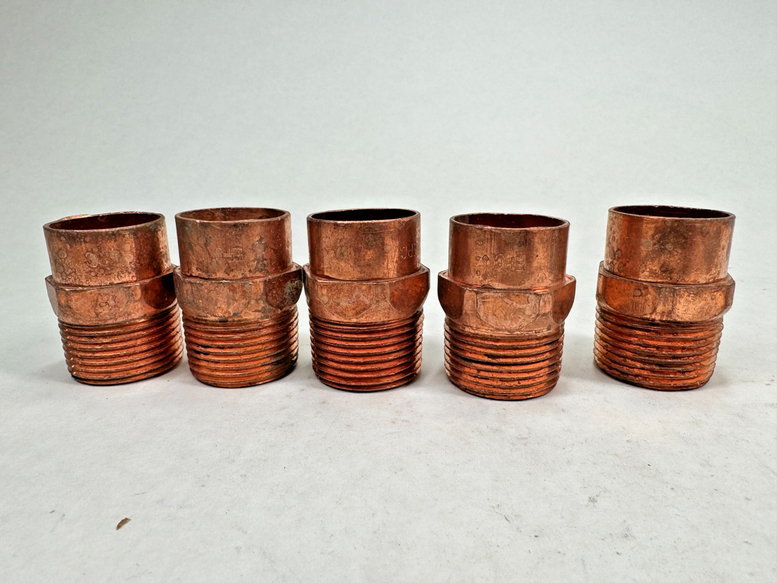 (5-PACK) ELKHART (EPC) Copper Male Adapter 1" (C x M) Cup x Male NPT Fitting