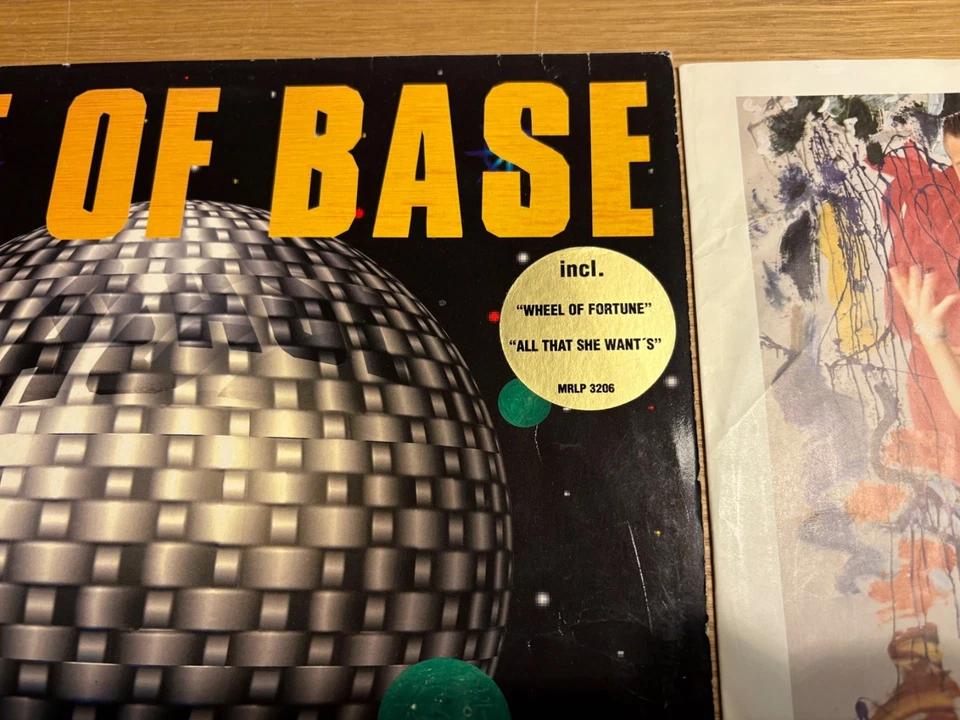 Ace of Base “Happy Nation” 1992 13 track 12” vinyl LP Mega Records Denmark rare - Image 2 of 4