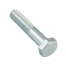 M6 x 1.00 Cap Screw Hex Steel ZP Class 8.8 DIN 931 Bolt Metric All Lengths