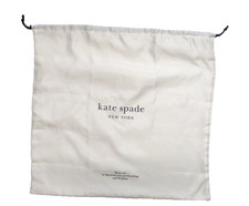 Kate Spade New York Dust Bag 17x18 Cream Drawstring Storage Bag Authentic
