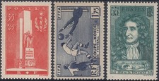 FRANCE 1938 Yvert 395, 396, 397 Neuf ** (ref#24165)