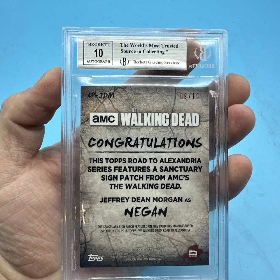 The Walking Dead Negan Toppe Becket Autograph 9/10 9 Mint Road To Alexandria - Image 4 of 4