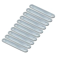 Repair Plate, 76x12mm, Flat Mending Corner Brace Bracket Connector 10pcs