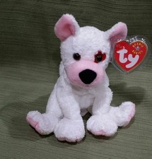 Ty Beanie Baby Cupid the Valentine's Day Dog w/Heart over left eye NWMT Retired 