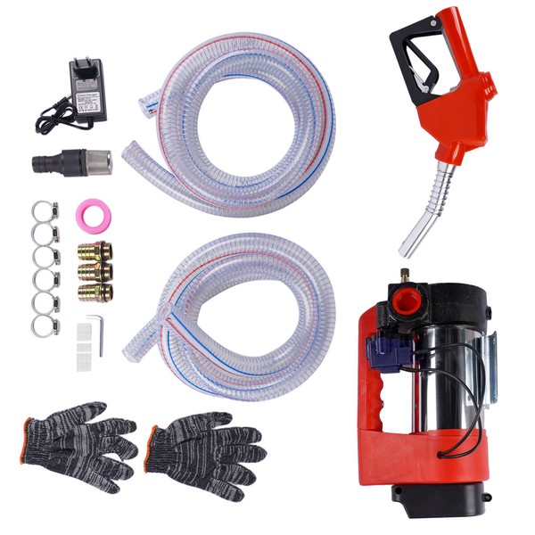 KraftstoffföRderpumpe Elektrische Dieselpumpe 45L/Min 21V FüR Kerosin Diesel-image