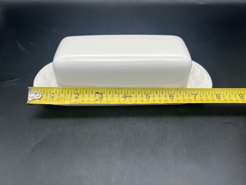 Pfaltzgraff Acadia White Covered Butter Dish (JP3013) - Picture 5 of 8