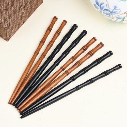 Retro Bamboo Hairpin Wooden Hanfu Hair Accessory Chinese Ornament Decor Hairpin - Bild 4 von 11