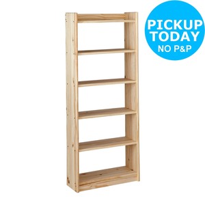 Home Unfinished 6 Shelf Storage Unit Solid Pine From Argos On Image Is Loading Home Unfinished 6 Shelf Storage Unit Solid Pine