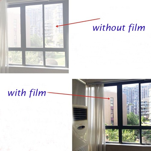 Mirror Reflective Window Film Stained Glass Vinyl Self Adhesive Solar Fi - Picture 10 of 13