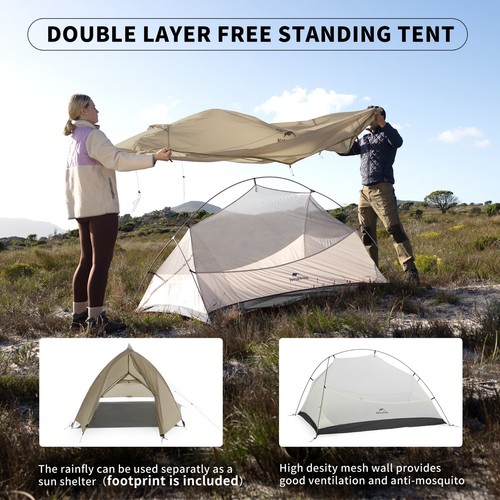 Naturehike Official Cloud Up Pro Tent, Upgraded Version Cloud Up 2 Tent - Picture 6 of 24