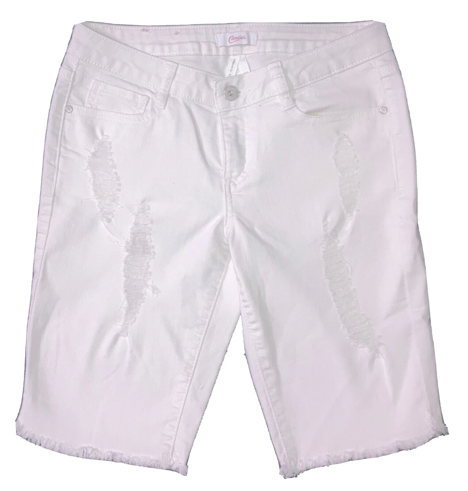 Candie's Pantalones Cortos de Algodón para Mujeres