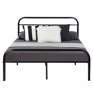Aingoo Lit 140x190cm, Cadre de Double en métal Solid avec Un 140_x_190_cm
