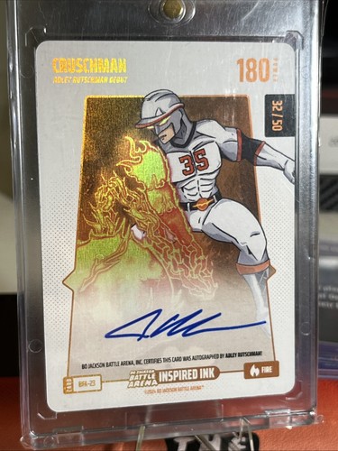 Bo Jackson Battle Arena | Battlefoil Cruschman Fire /50 | Adley Rutschman Auto!