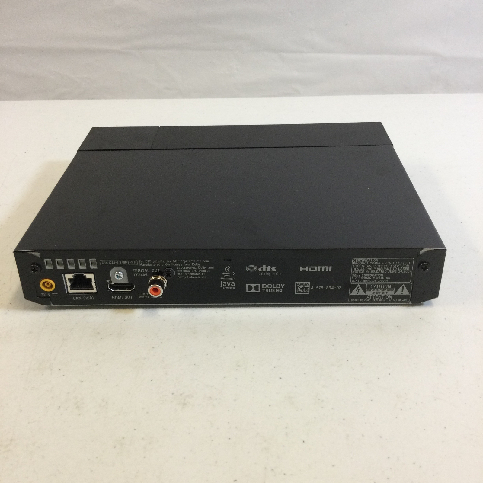 Sony BDPBX370 Black HDMI USB BluRay Disc DVD Player With