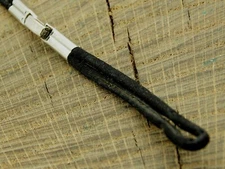 Vintage Watch Band Butterfly Clasp Gold Filled & Suede Cord Loop End Pre-Owned