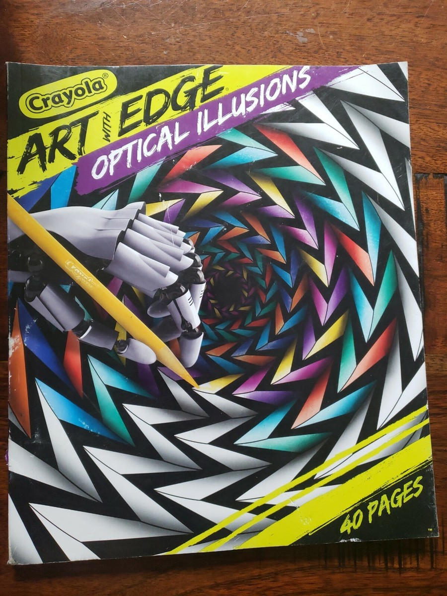 珍品 アートいろいろ実験できるセット　「Colorful Illusions 」 Amazon.com: 3D Illusions Coloring Book: 25 Stunning art