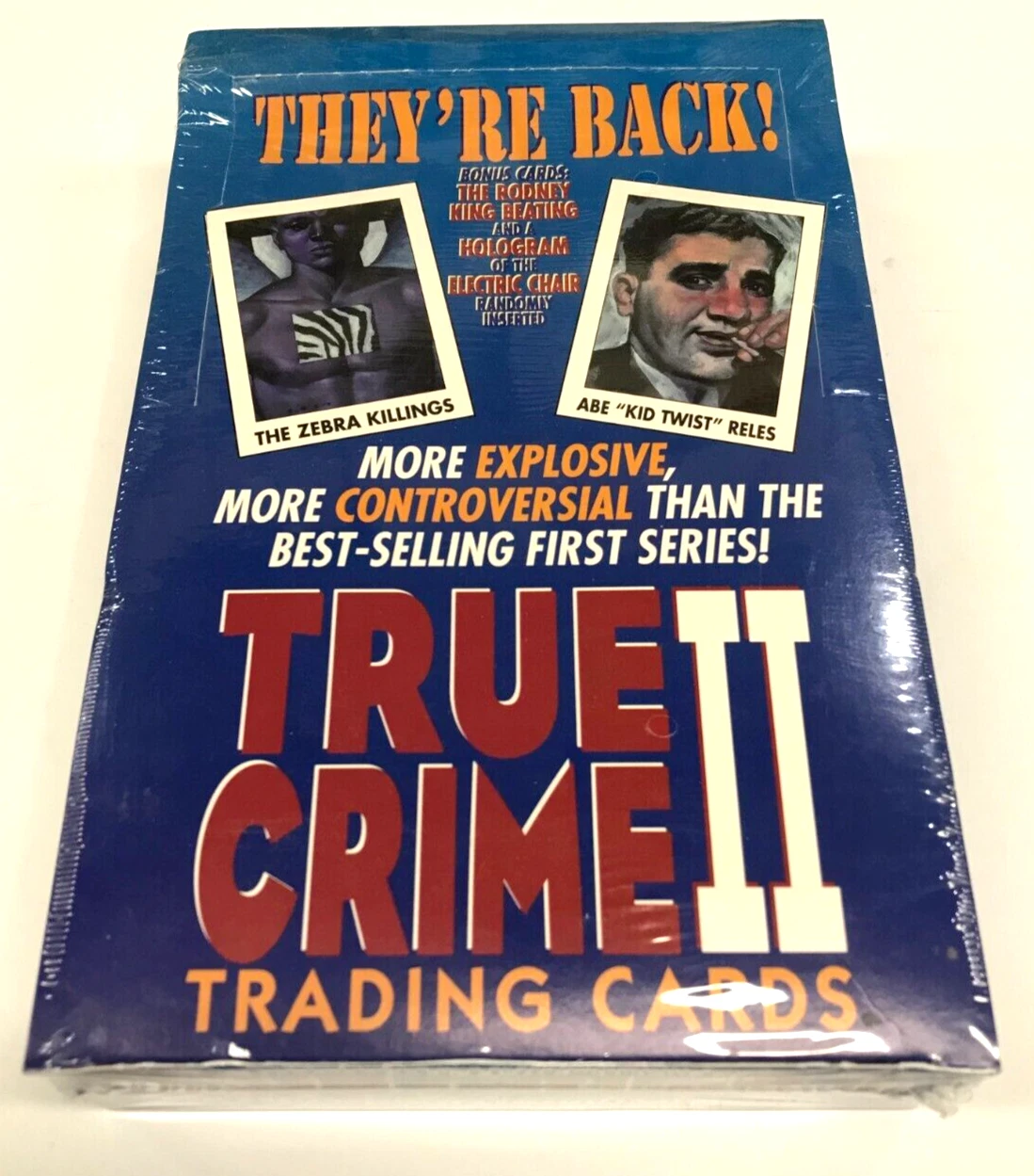 1992 Eclipse Ent. True Crime II Trading Card Factory Box(36)-Serial Killers