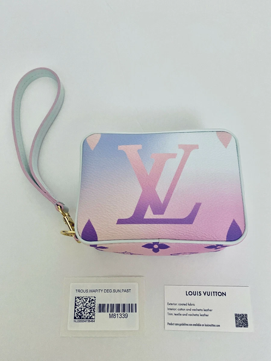 Louis Vuitton Wapity Case Sunrise Pastel Bag Pink Purple M81339 NEW! FRANCE MADE s l1200