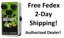 New Electro-Harmonix EHX Nano Bass Big Muff Pi Distortion Fuzz Overdrive Pedal