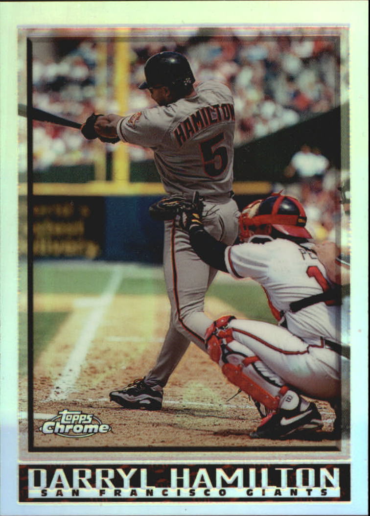 1998 Topps Chrome Refractors #66 Darryl Hamilton - NM-MT