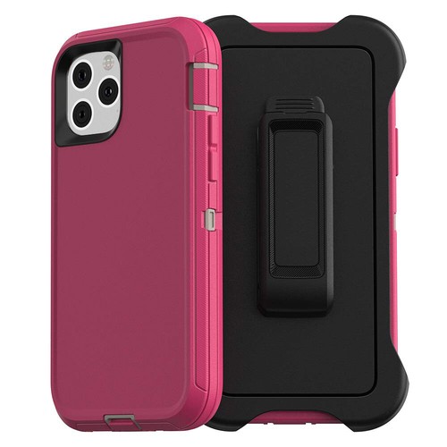 For Apple iPhone 16 15 14 13 12 11 Defender Case Hybrid Cover +Belt Clip Holster - Picture 36 of 69