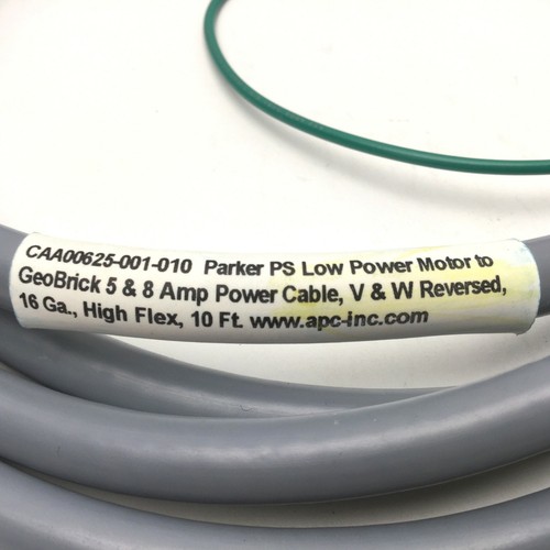 APC CAA00625-001-010 Parker PS Low Power Motor To GeoBrick 5 & 8 Amp Power Cable - Picture 4 of 4