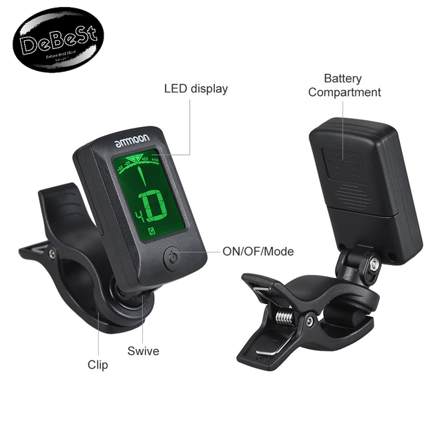 Electric Guitar Tuner Chords - Afinador De Guitarra Bajo Violin Electric Guitar Tuner Acoustic Bass Chord Finde For Sale Online Ebay