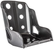 JEGS 702272 Bomber Seat 18 in. Black Aluminum