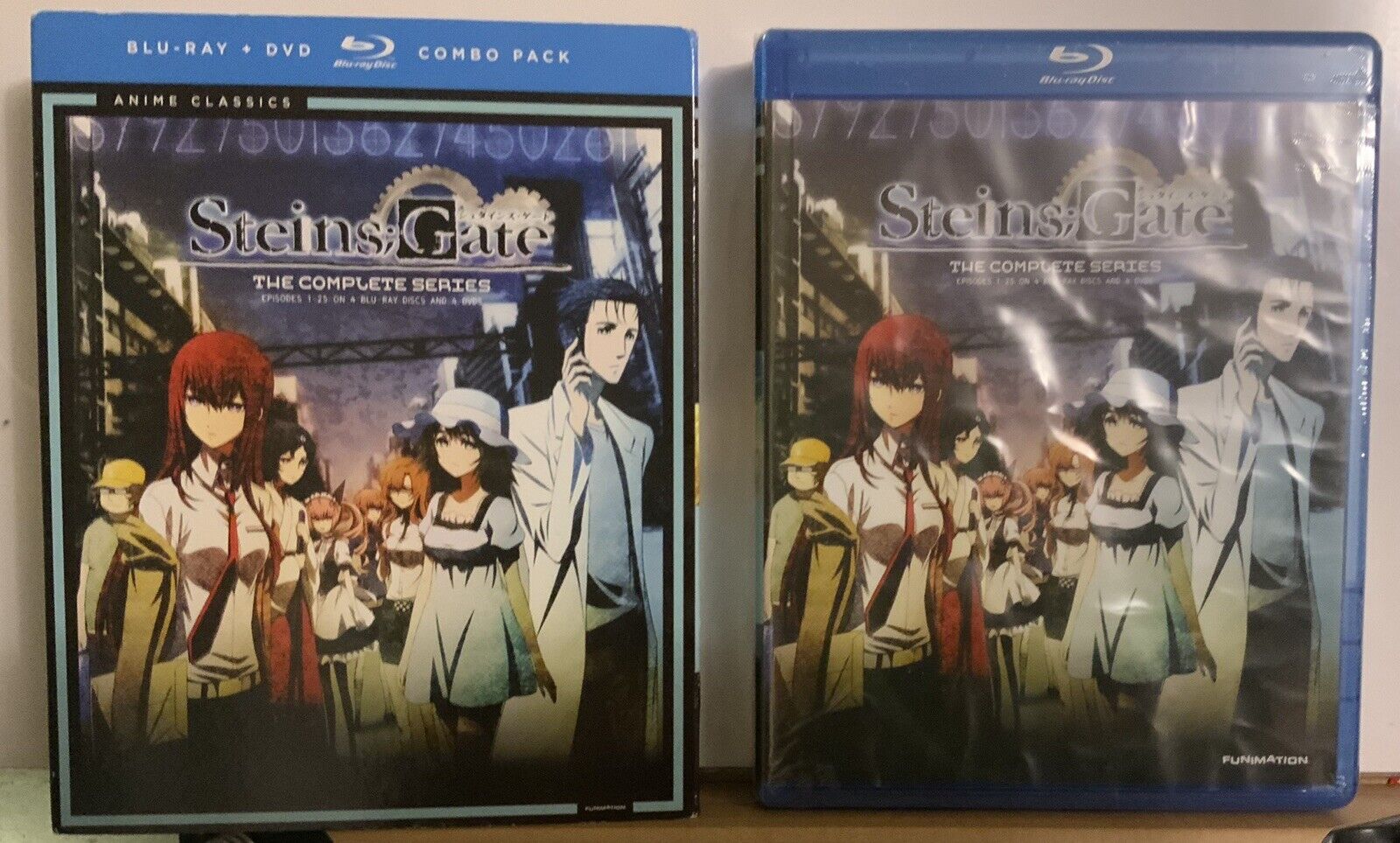 Steins;Gate: The Complete Series [Blu-ray] And DVD combo Brand New