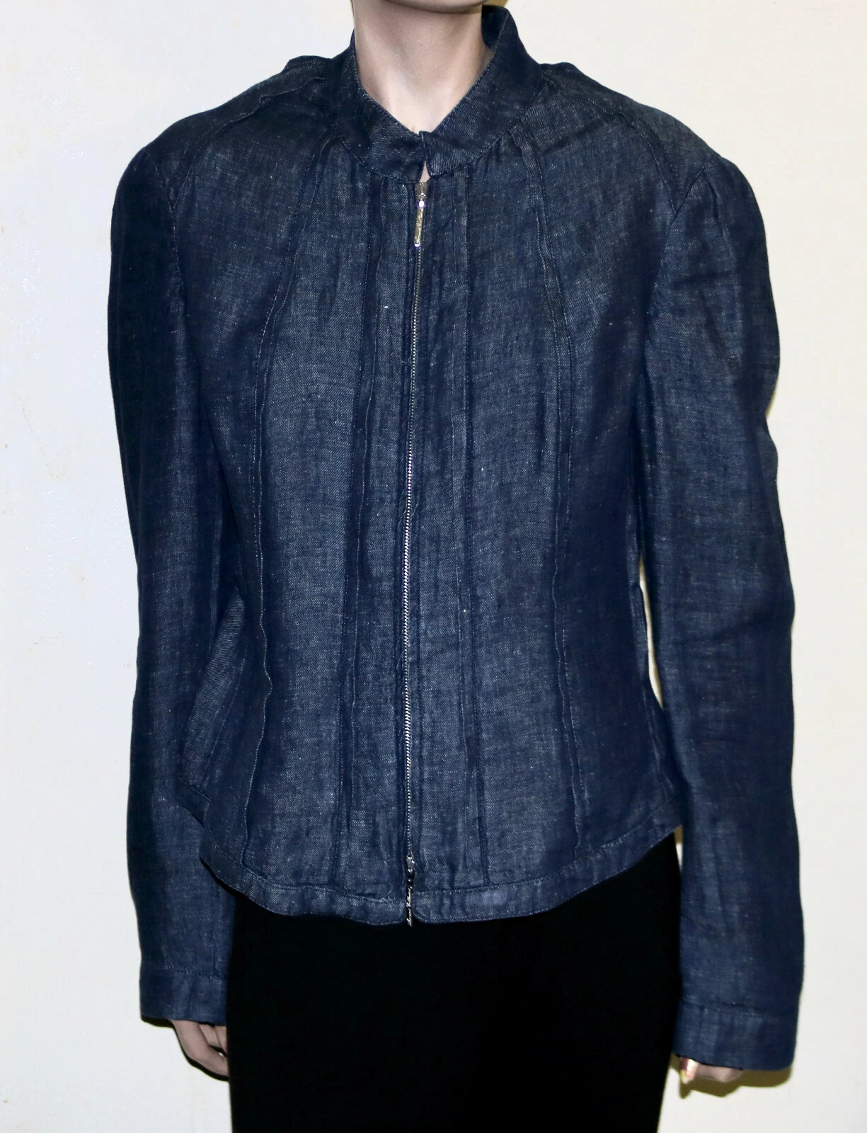 Giorgio Armani — Giorgio Armani Collezioni flax denimwear jacket 12