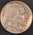 1926 D BUFFALO NICKEL FRESH FROM ORIGINAL ROLL -TONED -LOT AA- 8596