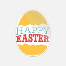 Happy Easter Broken Egg Vinyl Sticker Decal