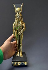 Ancient Egyptian Hathor Antiques Statue Goddess of the Sky Pharaonic Rare BC
