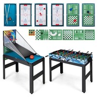 14 In 1 Spieltisch Tischkicker Kickertisch AktivitäTstisch Mit TischfußBall