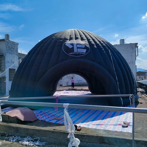 26.2ft Inflatable Dome Tent Igloo Disco DJ Booth Party Pavilion Tent Bar House - 第 10/24 張圖片