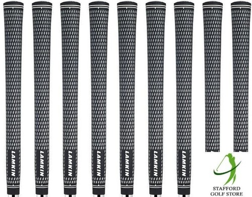 Lamkin Crossline Golf Grips Black/White - Choose Size & Qty 580/600 Rnd/Rib - Picture 9 of 11