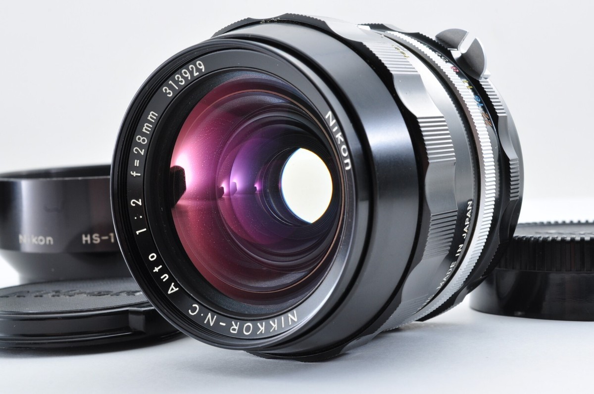★ニッコール　Nikkor-N.C Auto 28mm f/2 レンズ Mint ] Nikon NIKKOR-N.C Auto 28mm f/2 Non Ai Wide Angle Lens