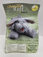 Wimpole Street Creations Vintage 1999 Chenille Buddy Kit RUFF Blue Dog Sealed