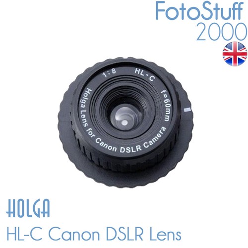 HOLGA HL-C Canon DSLR Holga Lens F8.0 60mm Black UK Stock HL C - Picture 2 of 2