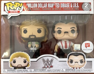 Funko POP WWE 2 Pack IRS and Million Dollar Man Ted Dibiase Walgreens Exclusive