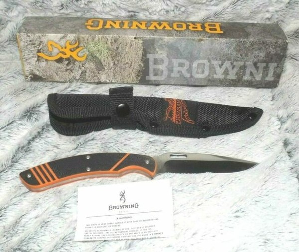Browning Model 0140 Pheasants Forever Fixed Blade Knife for sale online eBay