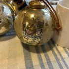 Three Beautiful Gold Patina Heavyweight Ornaments  — photo 8