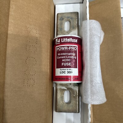  Littelfuse LDC 300 Hi-Interrupting Current Limiting Fuse AC/DC 600 VAC VDC
