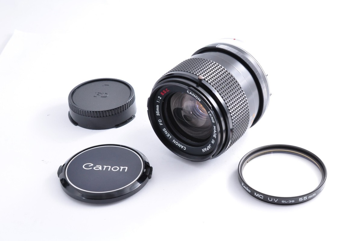 Exc+5 Canon FD 35mm f/2 S.S.C. Wide Angle MF 35mm SLR Lens Exc+5 Canon FD 35mm f/2 S.S.C. Wide Angle MF 35mm SLR Lens