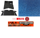 <!--F#f_0-->HOLDEN HQ HJ HX HZ WB UTE & 1 TON MOULDED BLUE PLUSH CARPET KIT F&R+CABWALL<!--F/-->