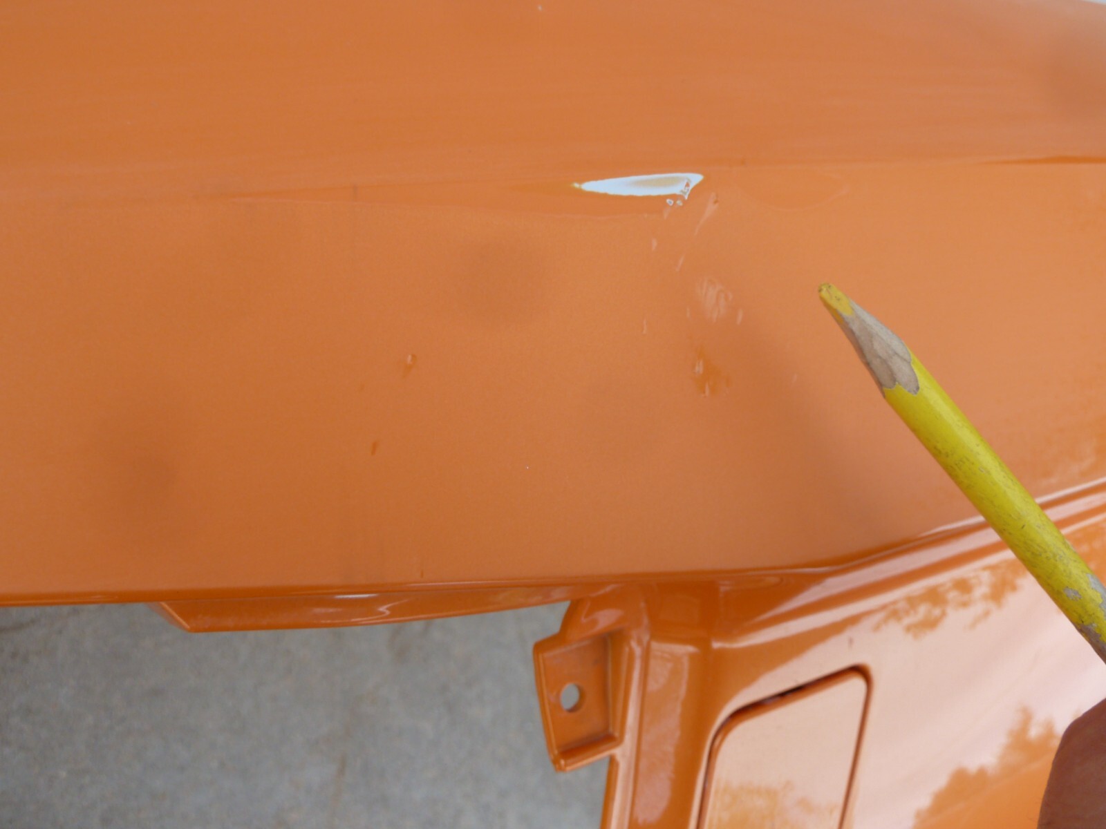 2004-2008 Lamborghini Gallardo FRONT BUMPER COVER OEM Skin Facia Orange