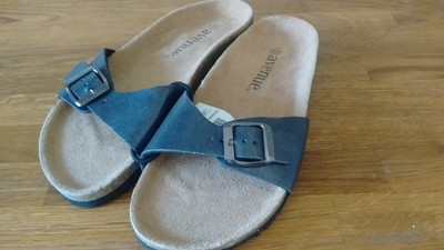 grey flat sandals uk