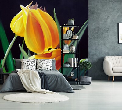 3D Gemalte Blumen C385 Tapete Wandbild Fototapete Matthew Holden Bates Amy