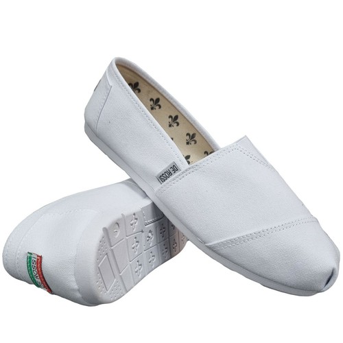 Mens Rossi Canvas Plain Elasticated 