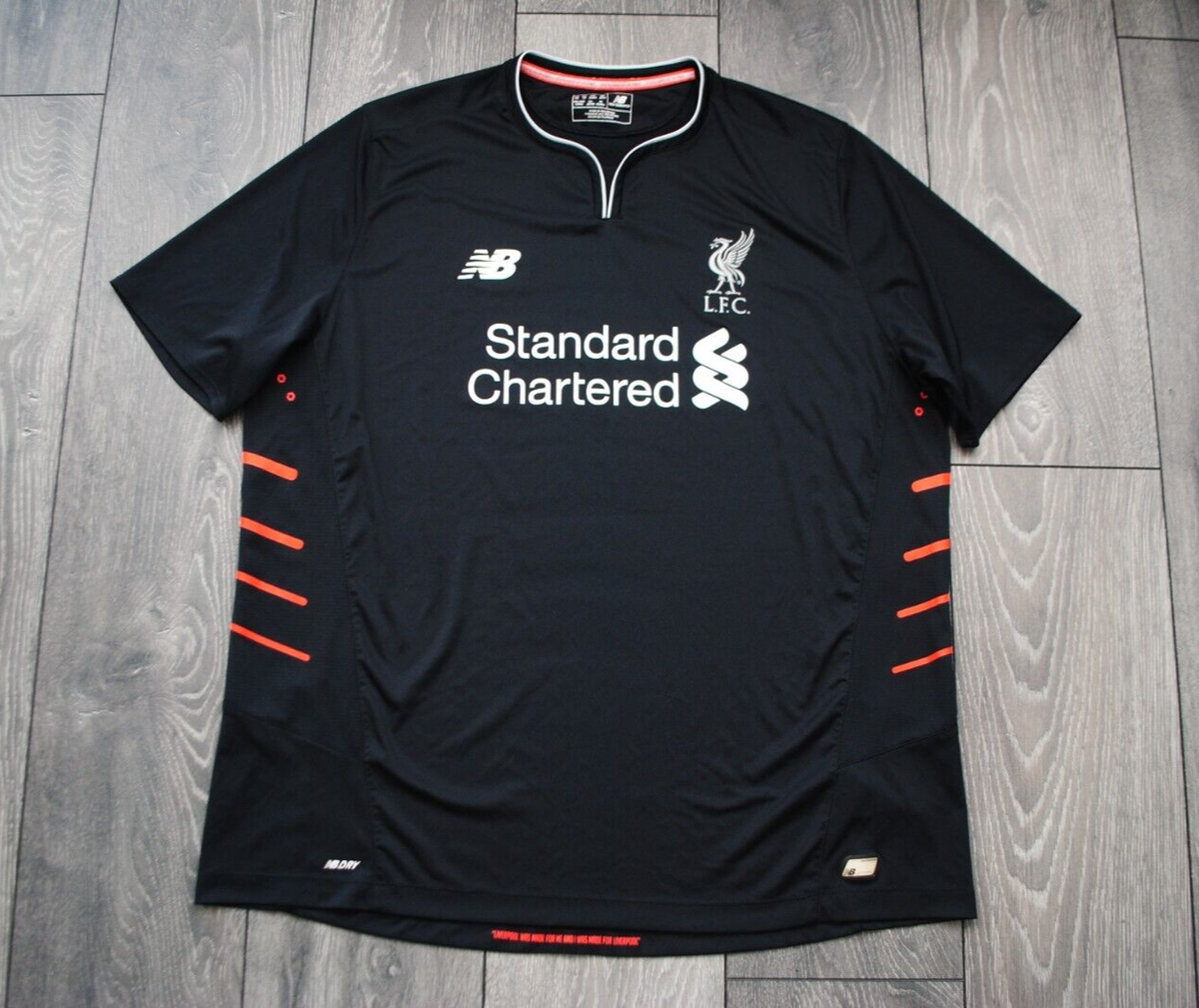 Liverpool New Balance 17 Black New Balance Liverpool FC Away SS